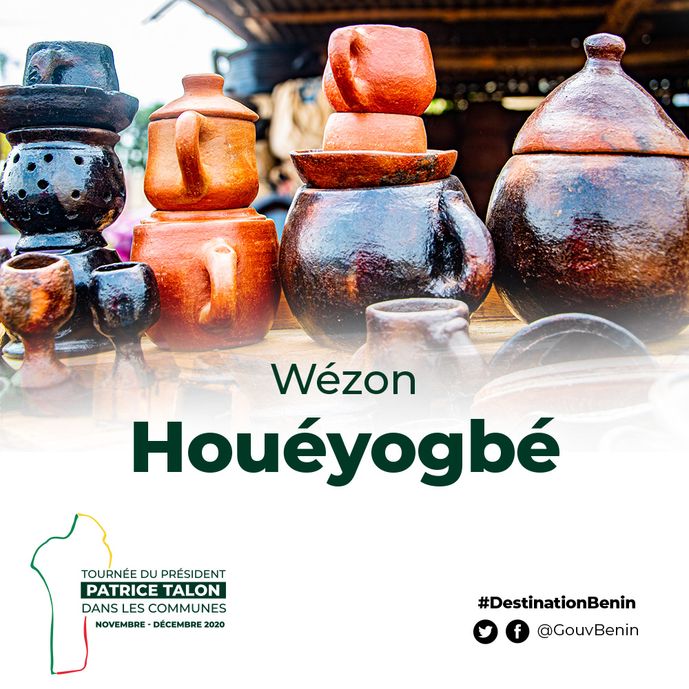 HOUEYOGBÉ,  siège de la poterie